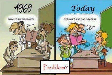 Cartoon educational attitude difference between 1969 and today