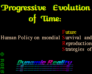 Progressive Evolution of Time © RGES